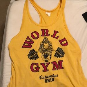 VINTAGE WORLD GYM TANK